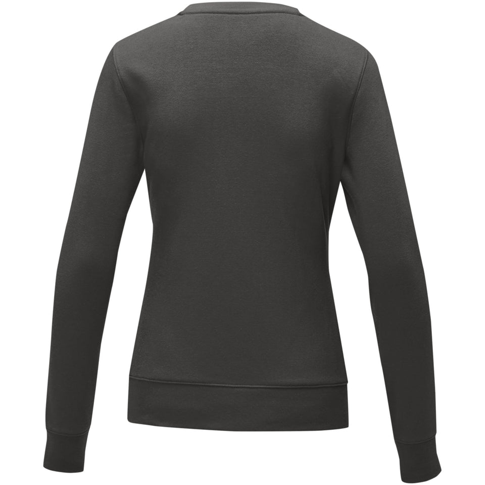 Maglione Zenon da donna a girocollo personalizzato con logo - Pubblienne