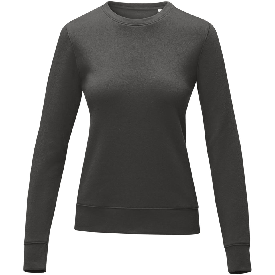 Maglione Zenon da donna a girocollo personalizzato con logo - Pubblienne