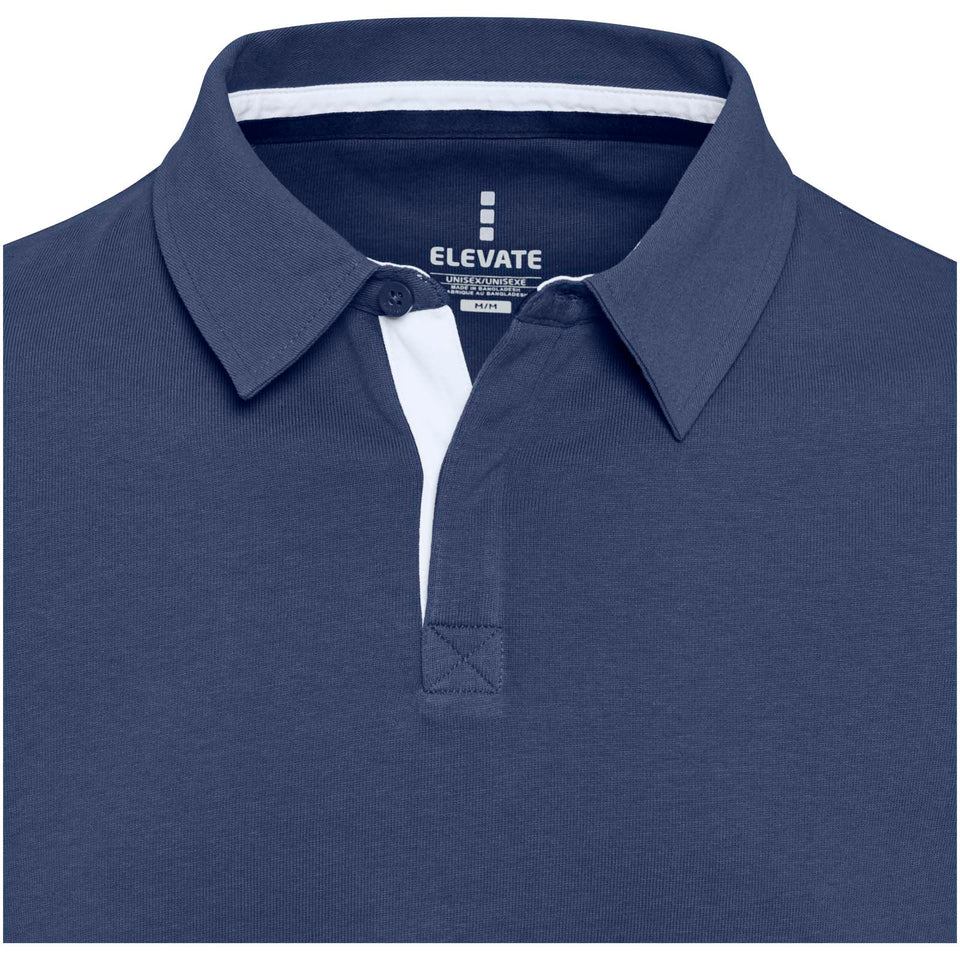Felpa polo da rugby unisex Clyde personalizzato con logo - Pubblienne