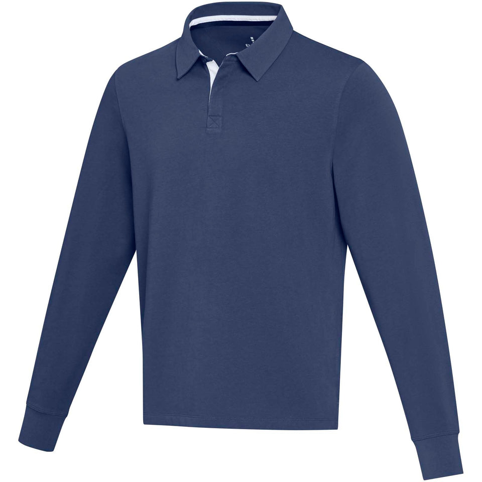 Felpa polo da rugby unisex Clyde personalizzato con logo - Pubblienne