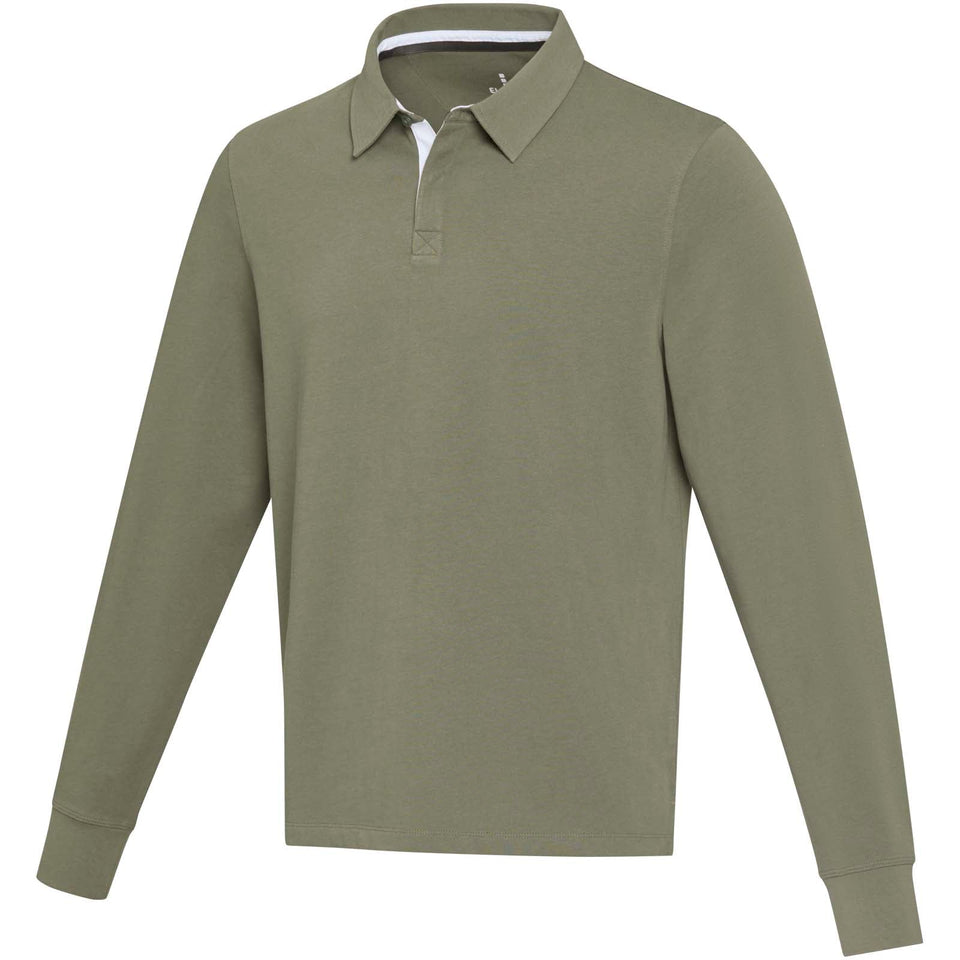 Felpa polo da rugby unisex Clyde personalizzato con logo - Pubblienne