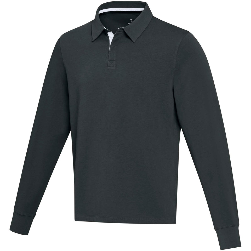 Felpa polo da rugby unisex Clyde personalizzato con logo - Pubblienne