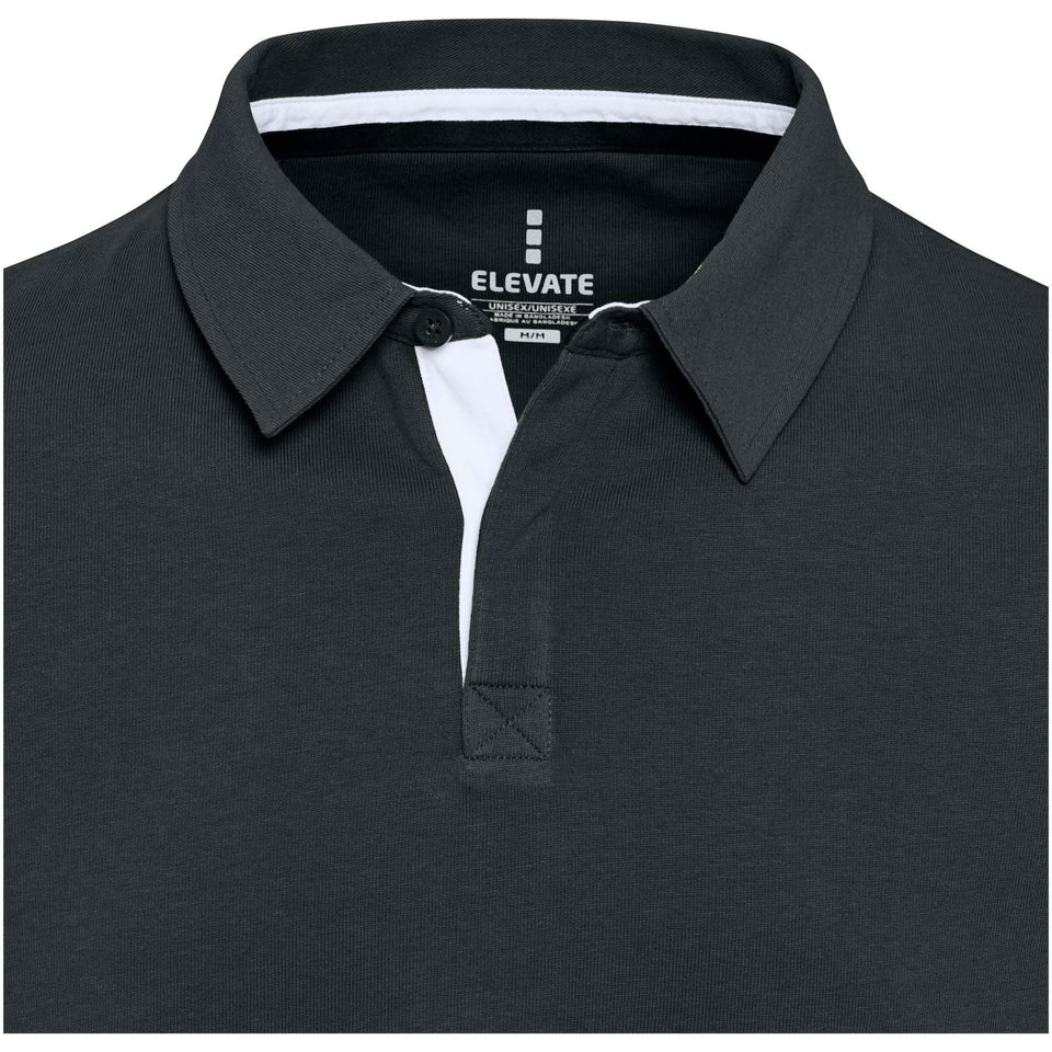 Felpa polo da rugby unisex Clyde personalizzato con logo - Pubblienne