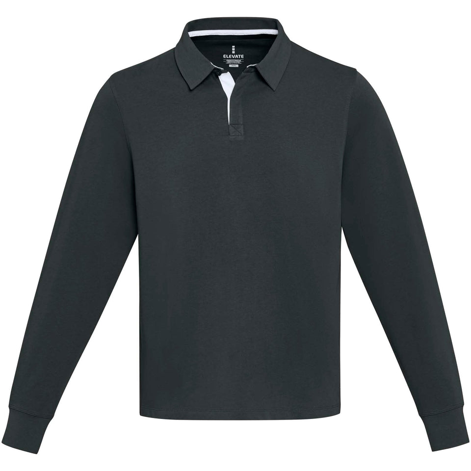Felpa polo da rugby unisex Clyde personalizzato con logo - Pubblienne