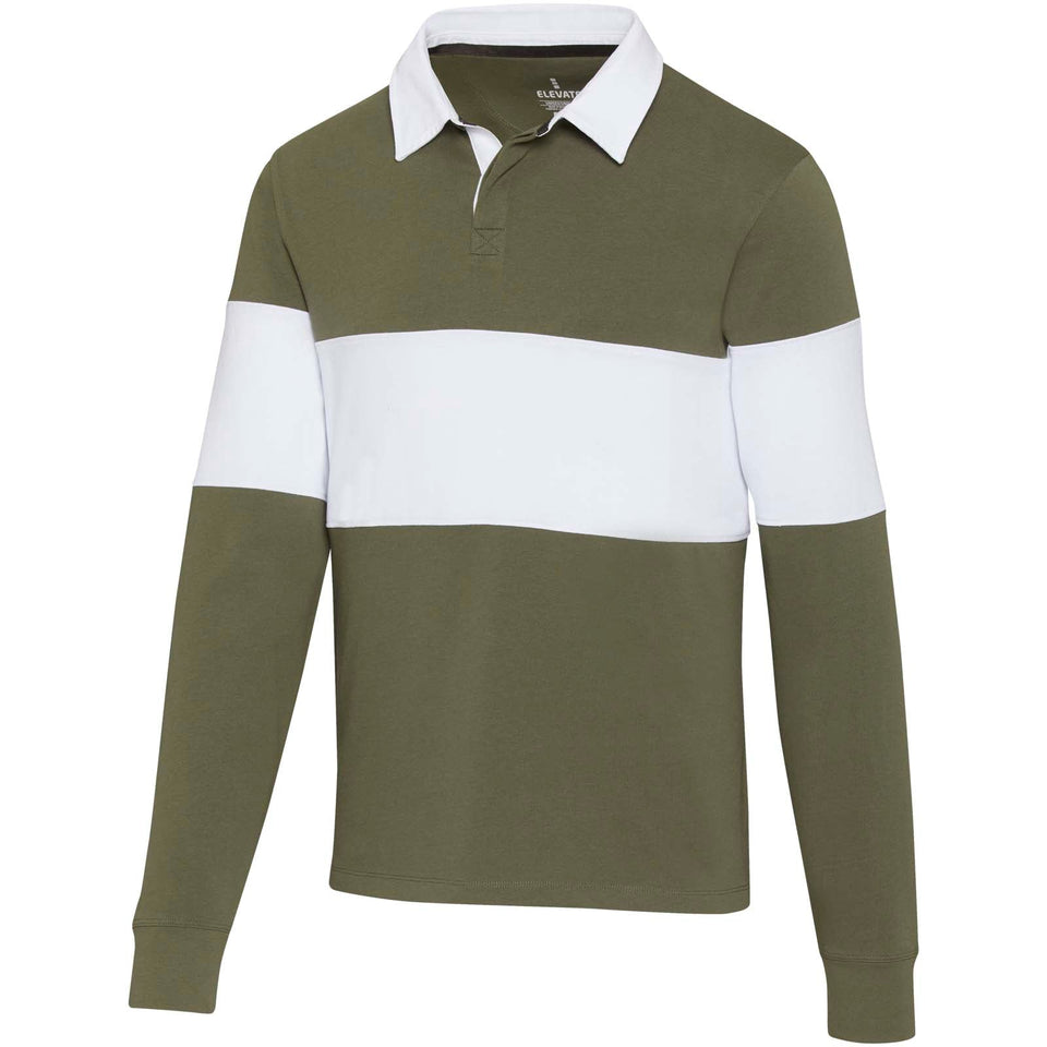 Felpa polo da rugby unisex Clyde personalizzato con logo - Pubblienne