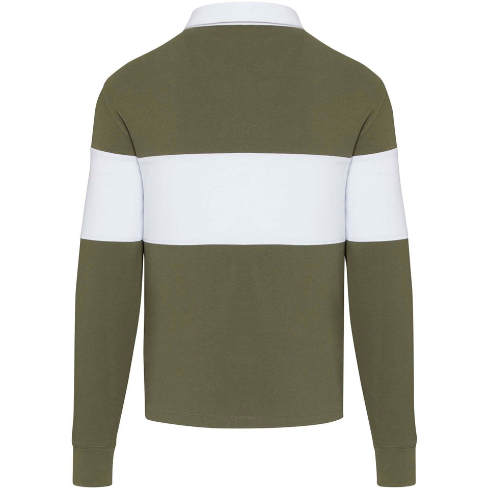 Felpa polo da rugby unisex Clyde personalizzato con logo - Pubblienne