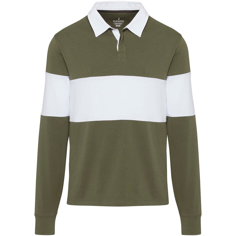 Felpa polo da rugby unisex Clyde personalizzato con logo - Pubblienne