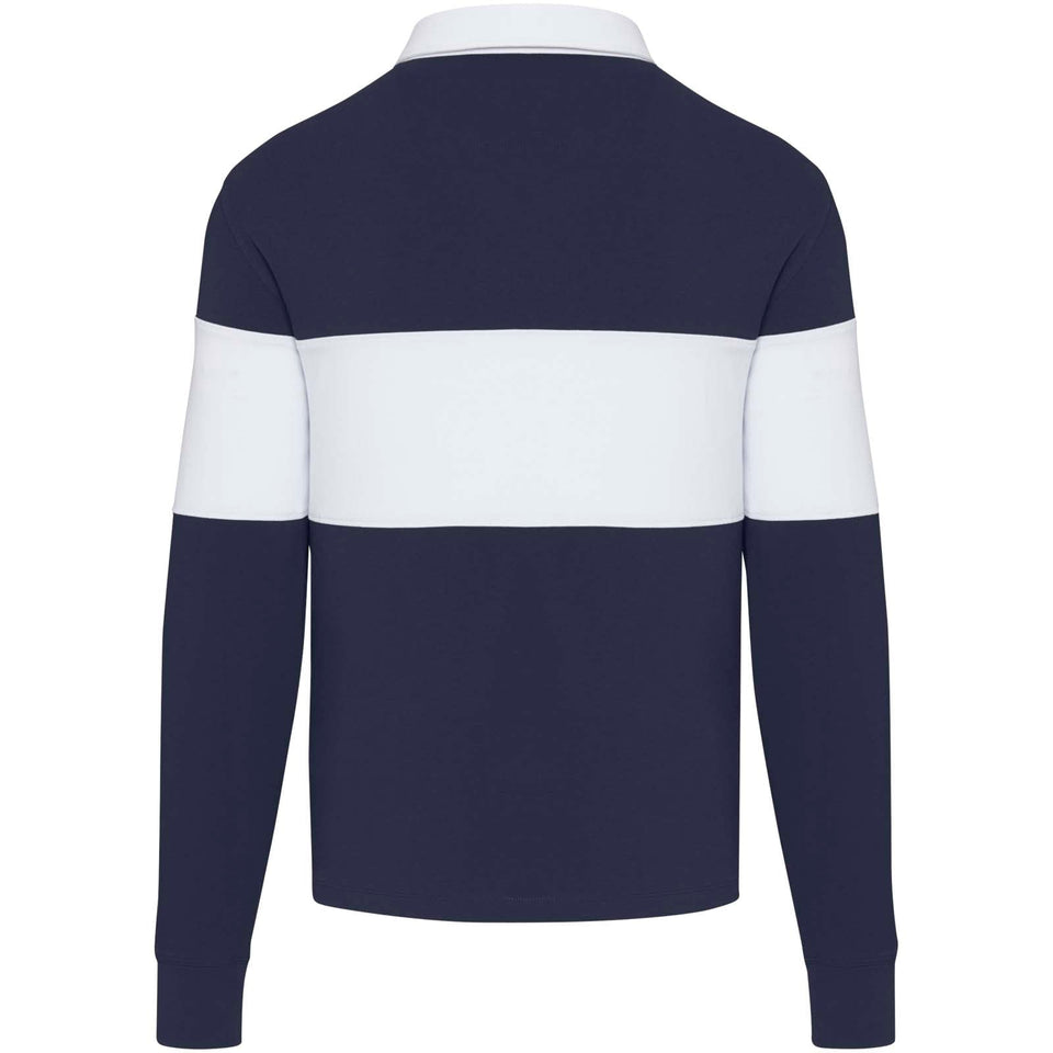 Felpa polo da rugby unisex Clyde personalizzato con logo - Pubblienne