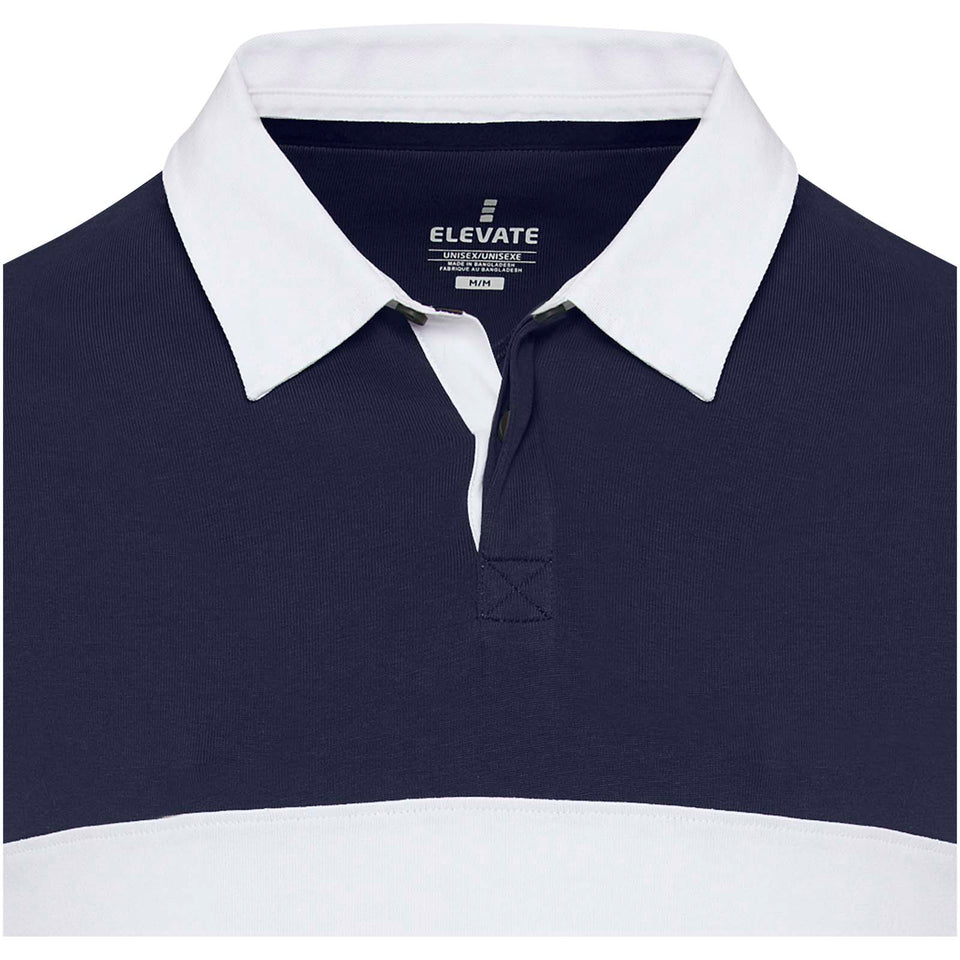 Felpa polo da rugby unisex Clyde personalizzato con logo - Pubblienne
