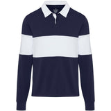 Felpa polo da rugby unisex Clyde personalizzato con logo - Pubblienne