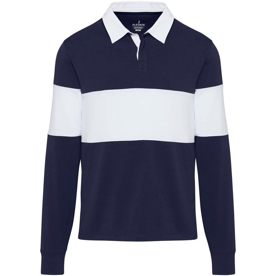 Felpa polo da rugby unisex Clyde personalizzato con logo - Pubblienne