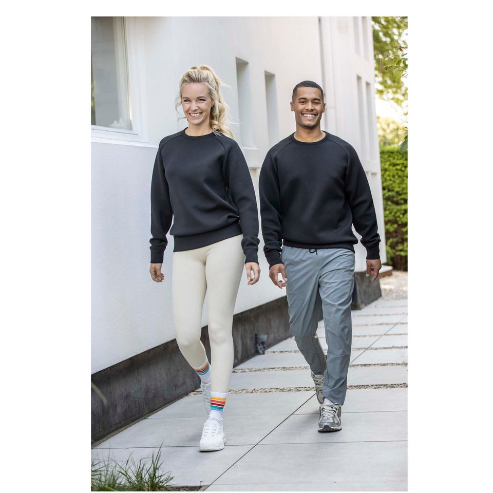Maglione sportivo unisex a girocollo in tessuto interlock Yukon personalizzato con logo - Pubblienne