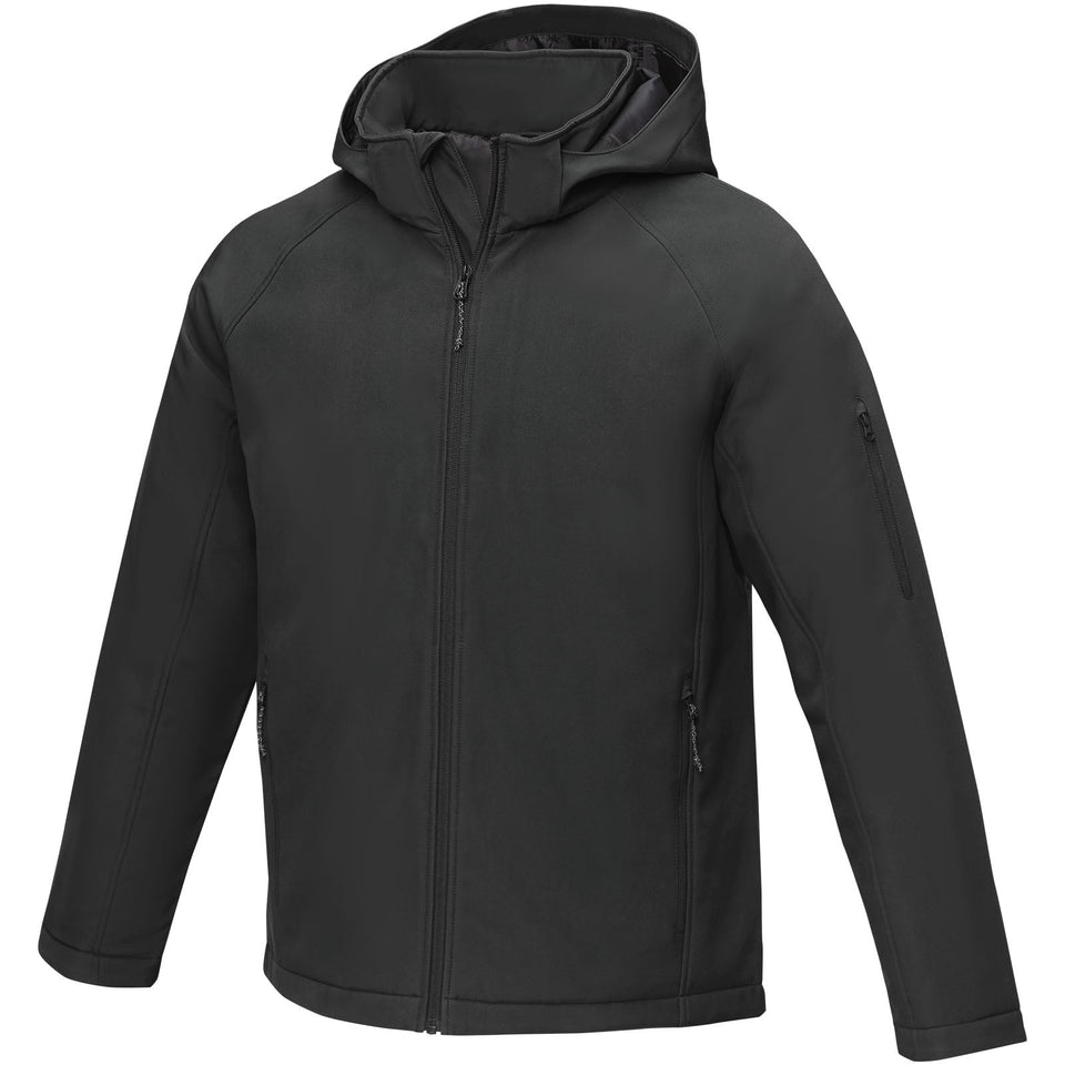 Giacca softshell imbottita da uomo Notus personalizzato con logo - Pubblienne