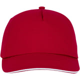 Cappellino con visiera sandwich Styx a 5 pannelli personalizzato con logo - Pubblienne