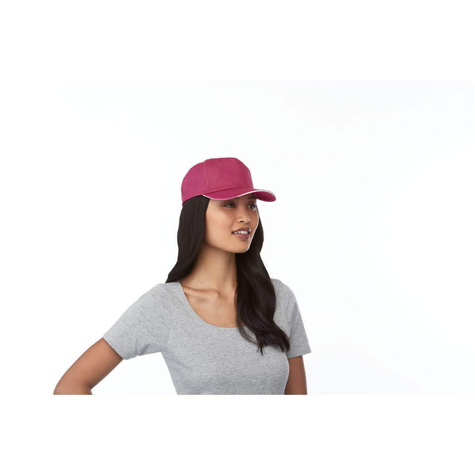Cappellino con visiera sandwich Styx a 5 pannelli personalizzato con logo - Pubblienne