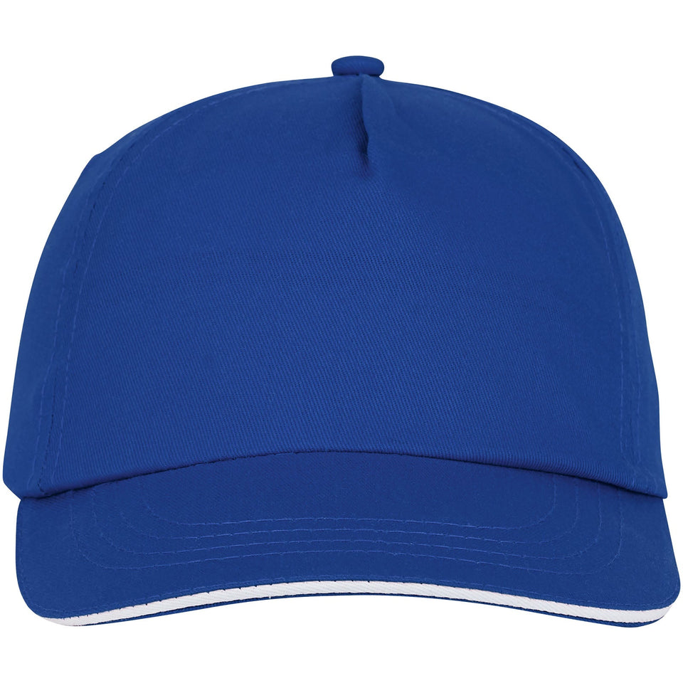 Cappellino con visiera sandwich Styx a 5 pannelli personalizzato con logo - Pubblienne