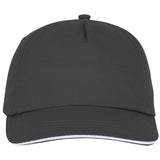 Cappellino con visiera sandwich Styx a 5 pannelli personalizzato con logo - Pubblienne