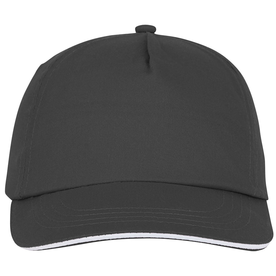 Cappellino con visiera sandwich Styx a 5 pannelli personalizzato con logo - Pubblienne