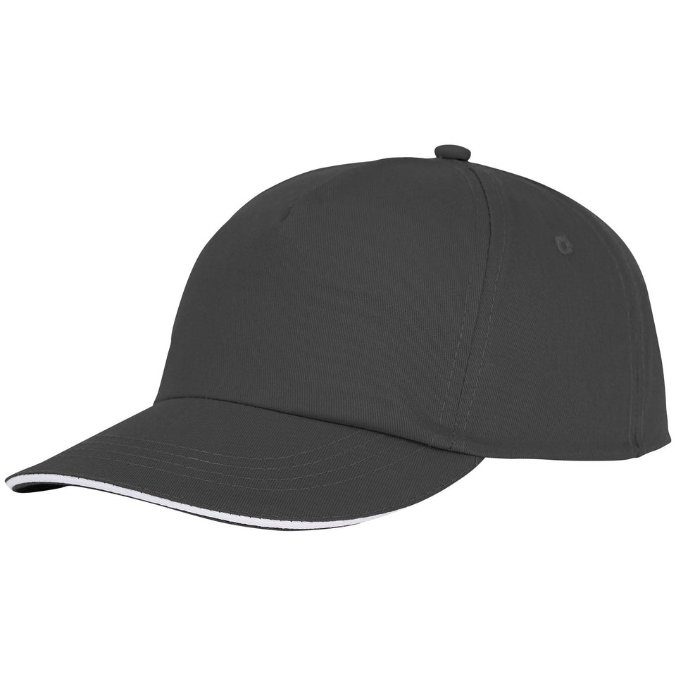 Cappellino con visiera sandwich Styx a 5 pannelli personalizzato con logo - Pubblienne