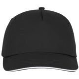 Cappellino con visiera sandwich Styx a 5 pannelli personalizzato con logo - Pubblienne