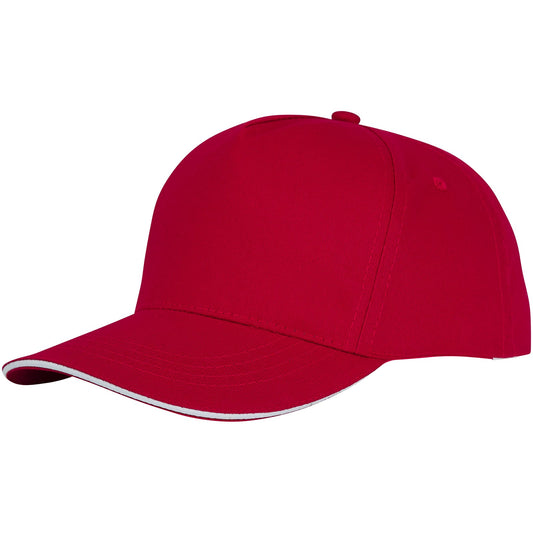 Cappellino con visiera sandwich Ceto a 5 pannelli personalizzato con logo - Pubblienne