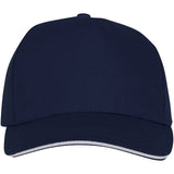 Cappellino con visiera sandwich Ceto a 5 pannelli personalizzato con logo - Pubblienne