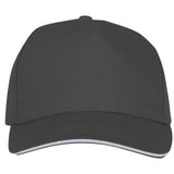 Cappellino con visiera sandwich Ceto a 5 pannelli personalizzato con logo - Pubblienne