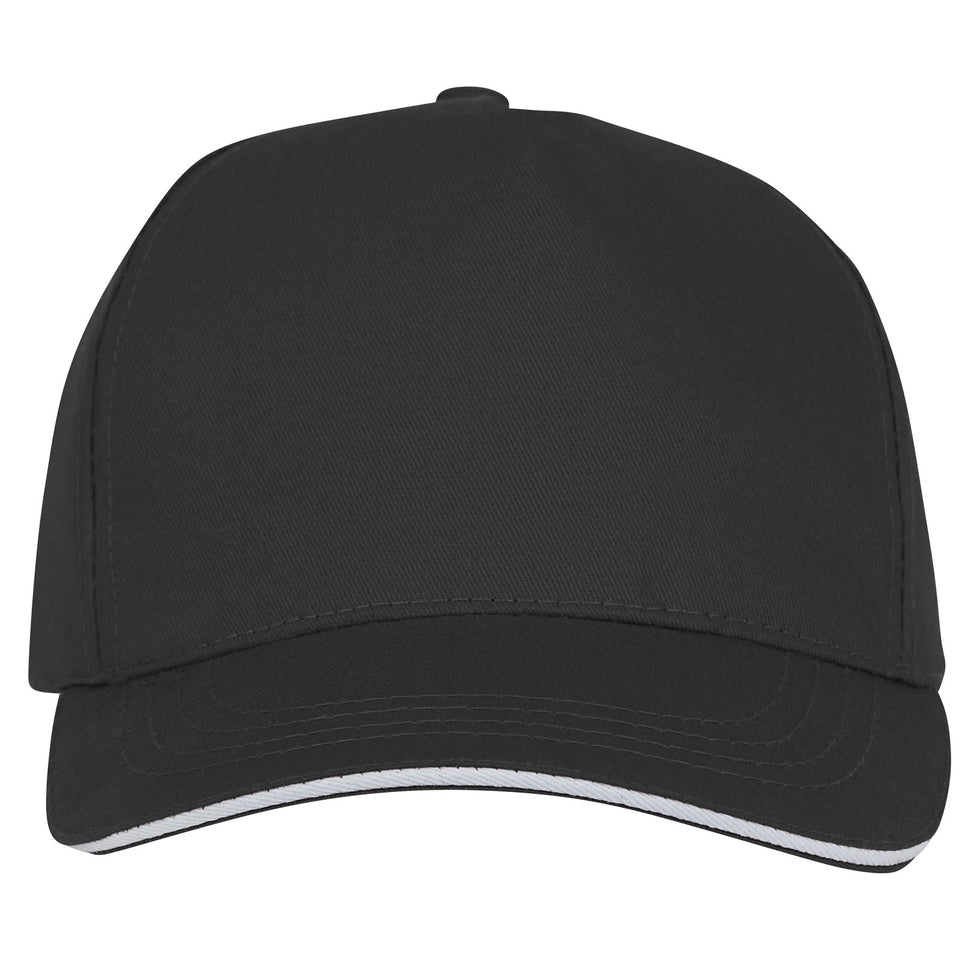 Cappellino con visiera sandwich Ceto a 5 pannelli personalizzato con logo - Pubblienne