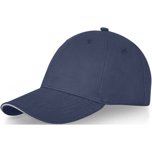 Cappellino Darton a 6 pannelli con visiera a sandwich personalizzato con logo - Pubblienne