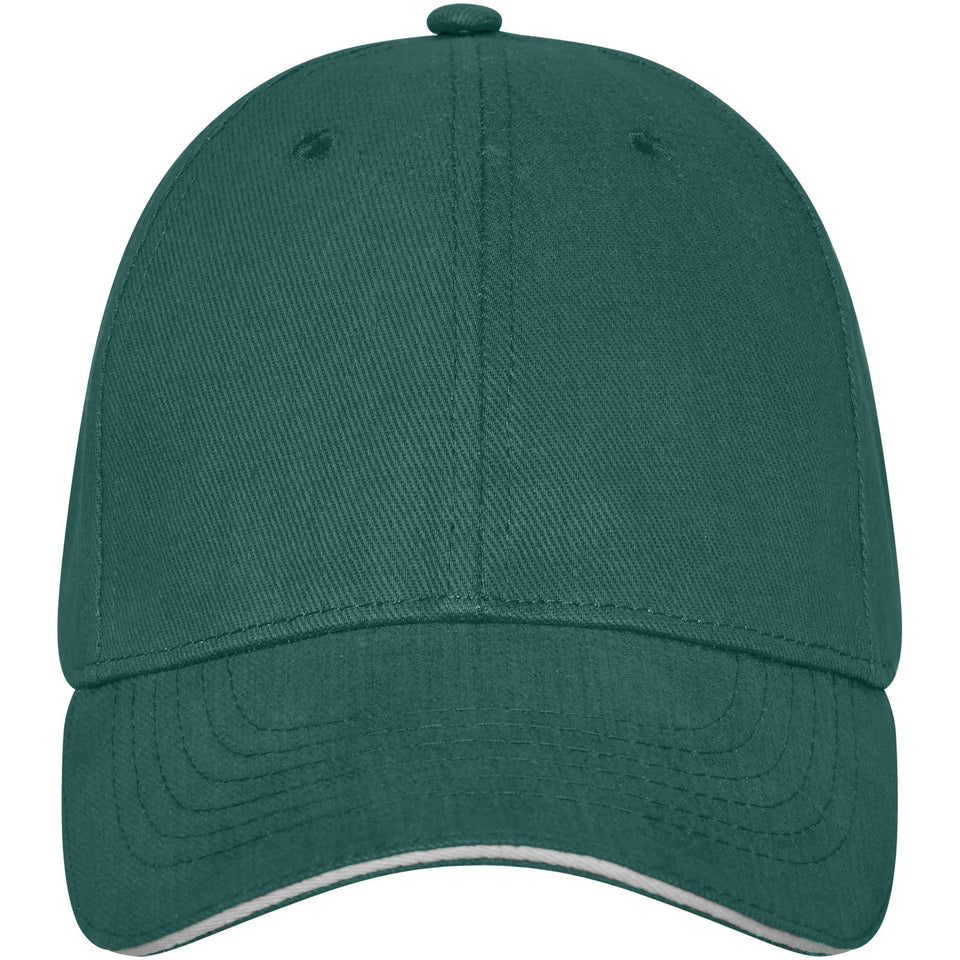 Cappellino Darton a 6 pannelli con visiera a sandwich personalizzato con logo - Pubblienne
