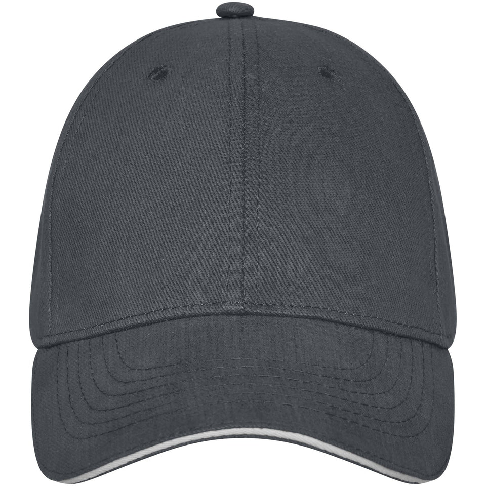 Cappellino Darton a 6 pannelli con visiera a sandwich personalizzato con logo - Pubblienne