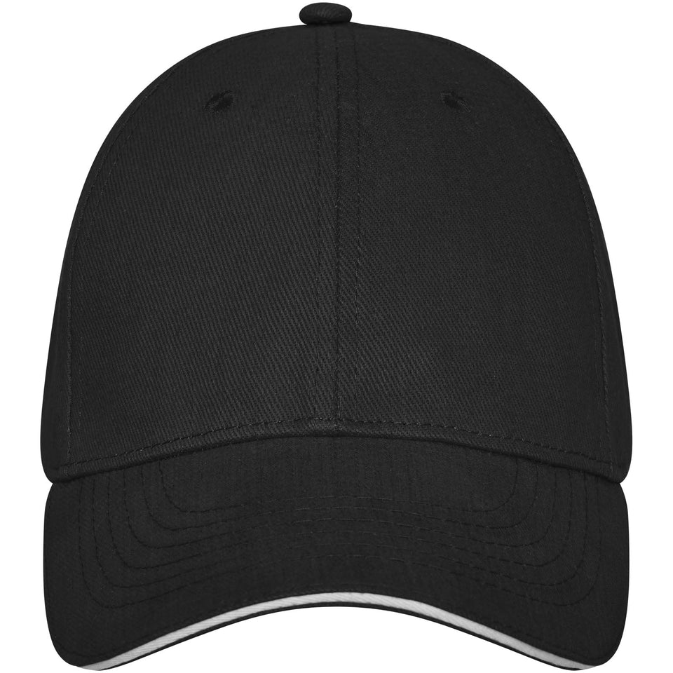 Cappellino Darton a 6 pannelli con visiera a sandwich personalizzato con logo - Pubblienne