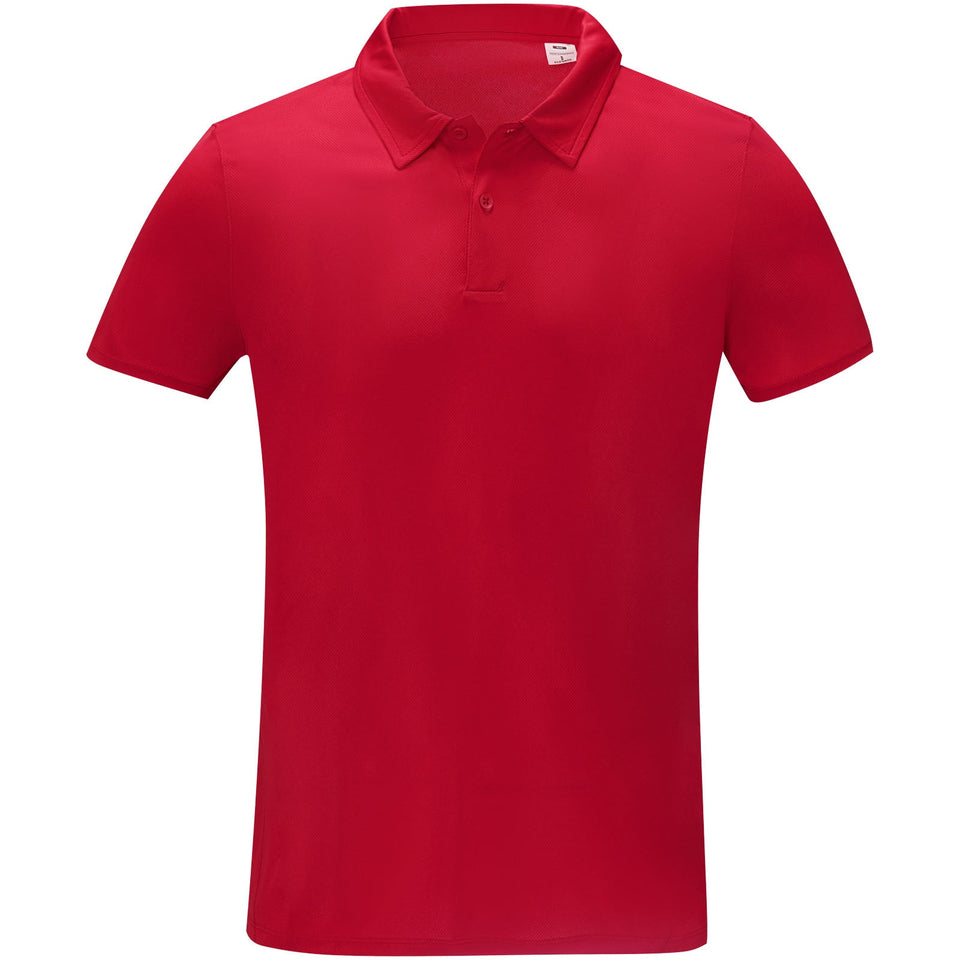 Polo cool-fit a maniche corte da uomo Deimos personalizzato con logo - Pubblienne