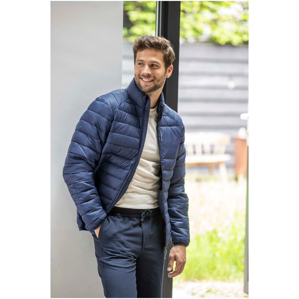 Giacca termica Athenas da uomo in materiale riciclato personalizzato con logo - Pubblienne