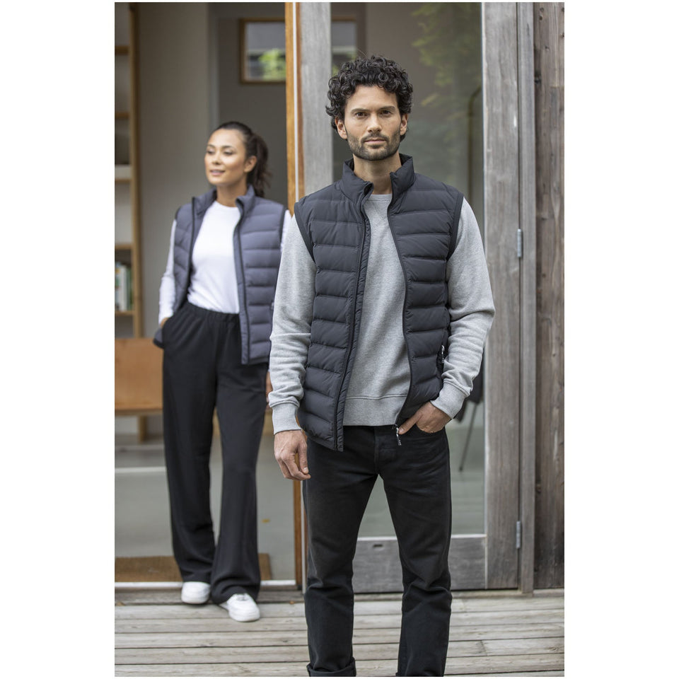 Piumino termico smanicato da uomo Caltha personalizzato con logo - Pubblienne
