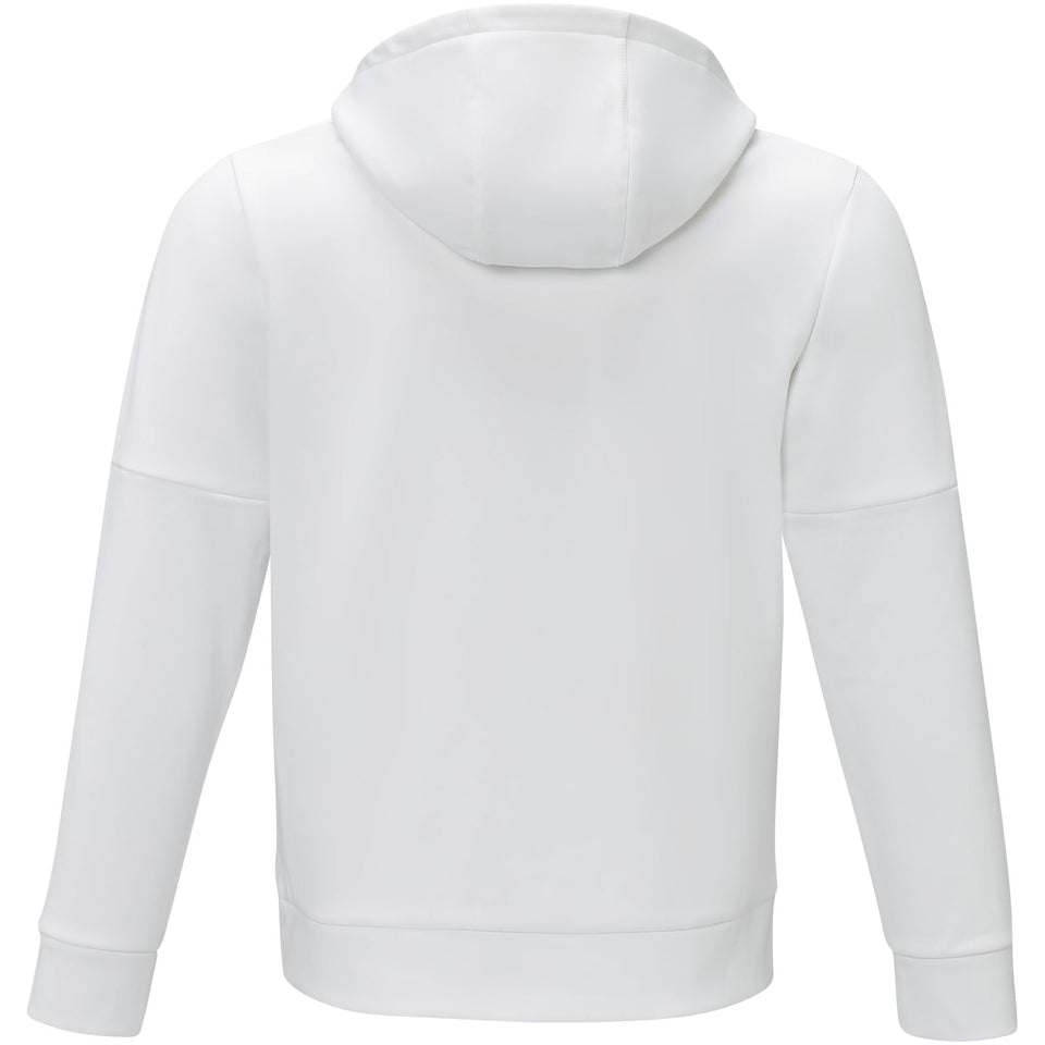 Felpa anorak con cappuccio da uomo a mezza zip Sayan personalizzato con logo - Pubblienne