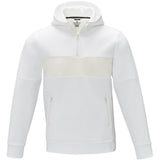 Felpa anorak con cappuccio da uomo a mezza zip Sayan personalizzato con logo - Pubblienne