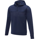 Felpa anorak con cappuccio da uomo a mezza zip Sayan personalizzato con logo - Pubblienne
