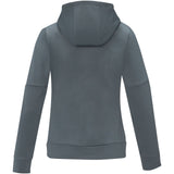 Felpa anorak con cappuccio da donna a mezza zip Sayan personalizzato con logo - Pubblienne