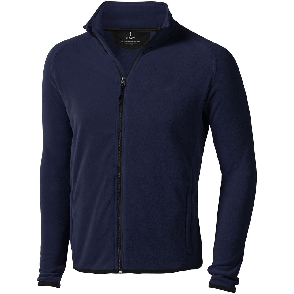 Giacca in microfleece Brossard con zip intera da uomo personalizzato con logo - Pubblienne