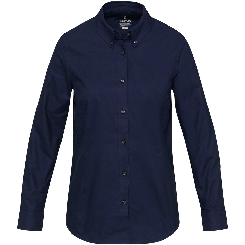 Camicia in tessuto Oxford da donna Sphene personalizzato con logo - Pubblienne