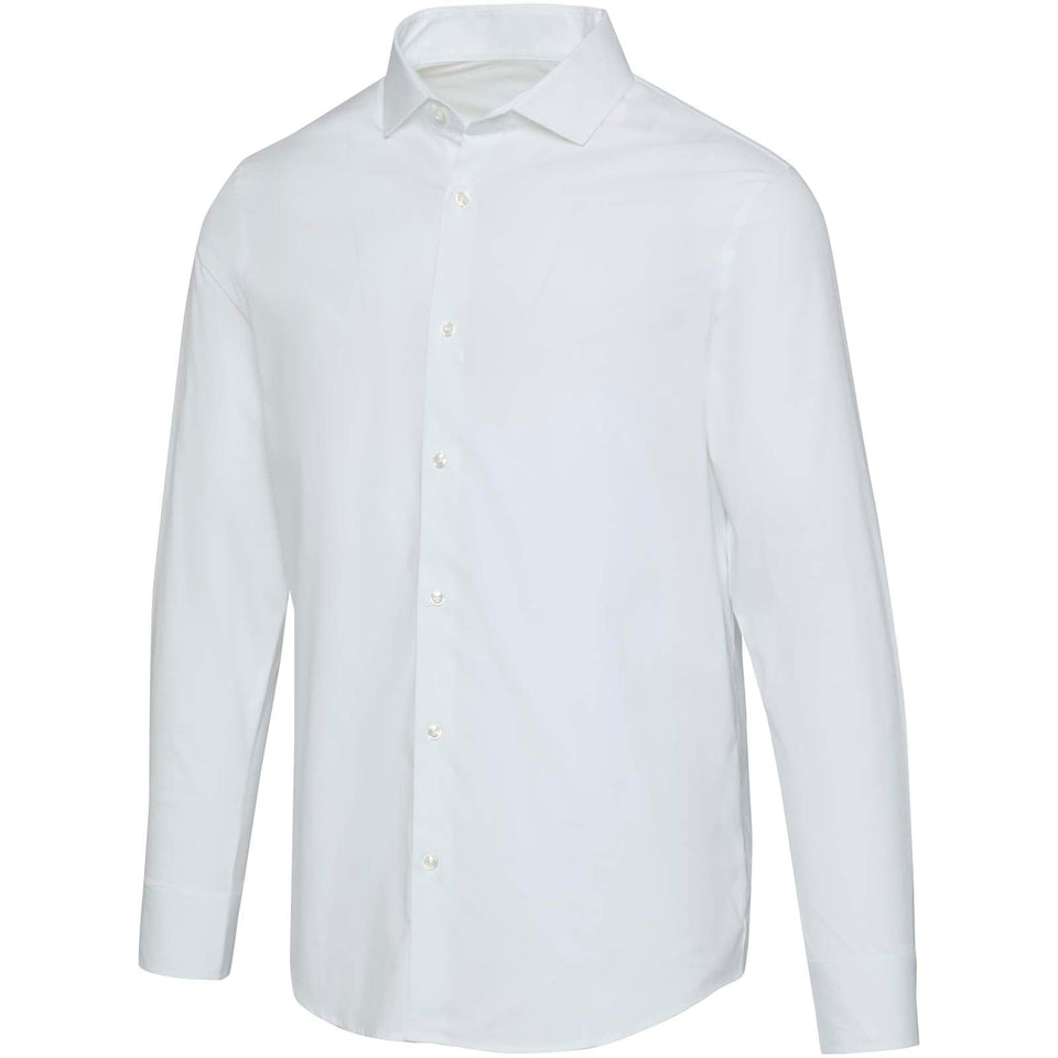 Camicia in tessuto di popeline da uomo Carnelian personalizzato con logo - Pubblienne