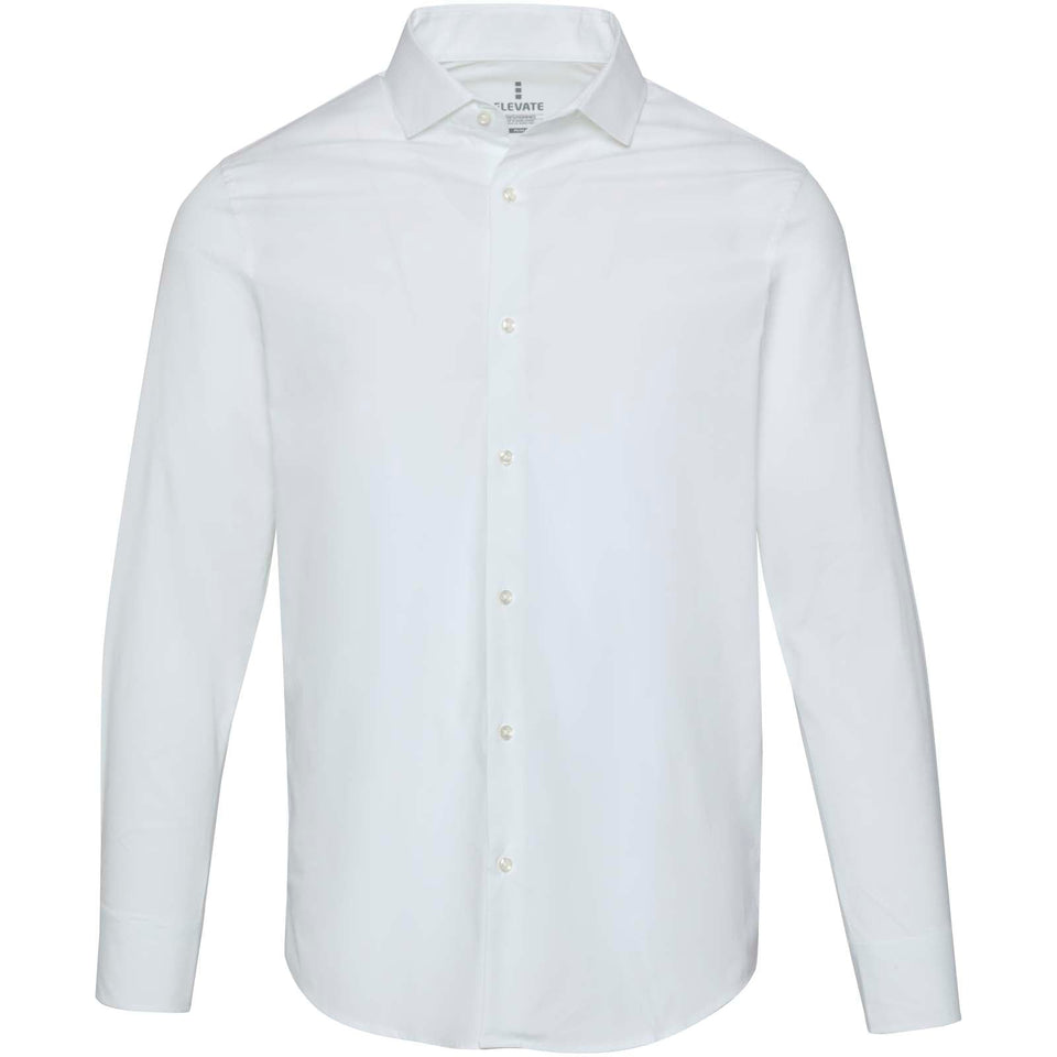 Camicia in tessuto di popeline da uomo Carnelian personalizzato con logo - Pubblienne