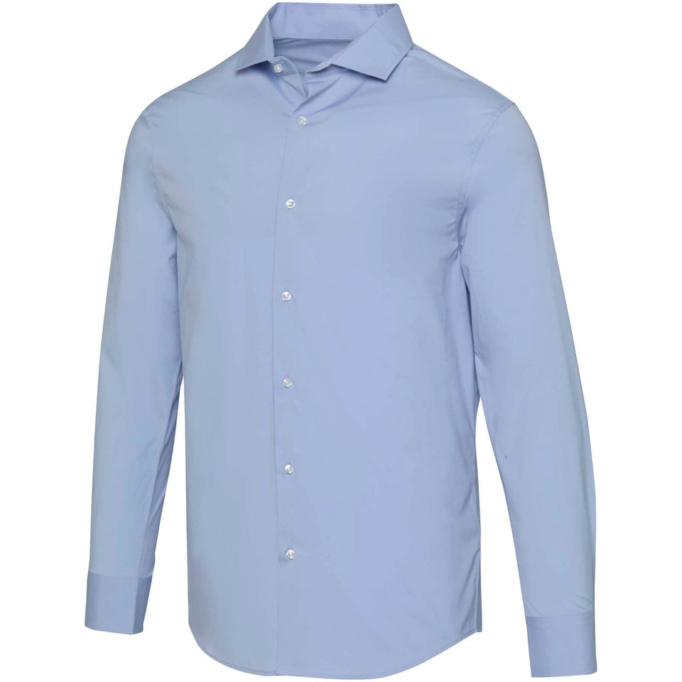 Camicia in tessuto di popeline da uomo Carnelian personalizzato con logo - Pubblienne