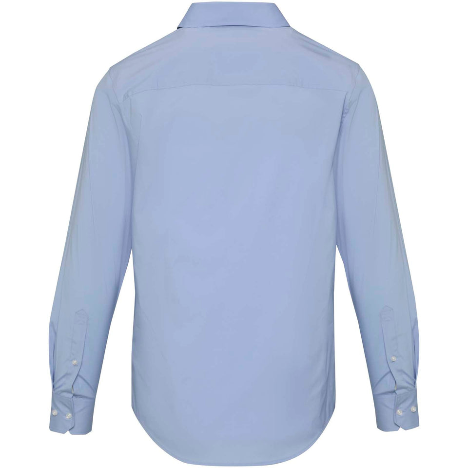 Camicia in tessuto di popeline da uomo Carnelian personalizzato con logo - Pubblienne