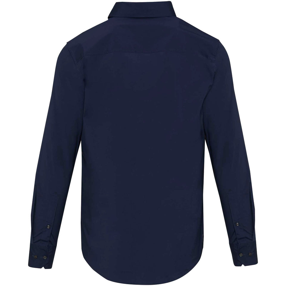 Camicia in tessuto di popeline da uomo Carnelian personalizzato con logo - Pubblienne