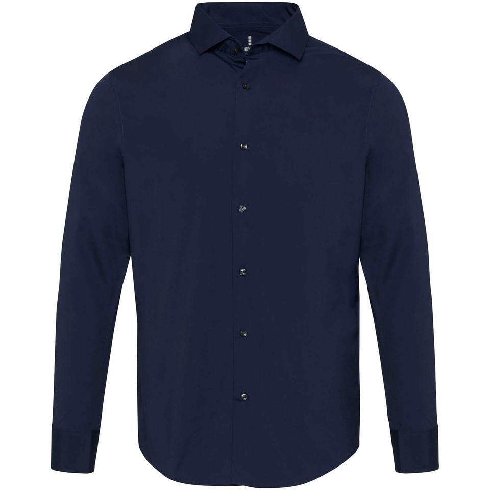Camicia in tessuto di popeline da uomo Carnelian personalizzato con logo - Pubblienne