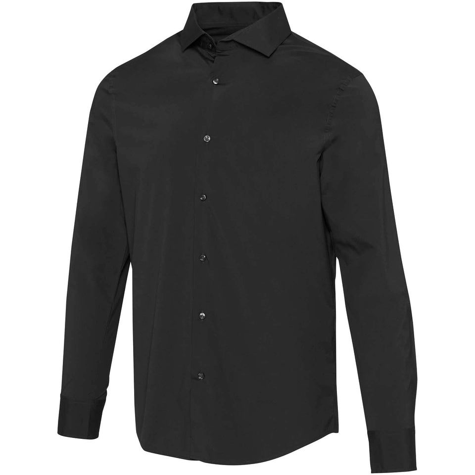 Camicia in tessuto di popeline da uomo Carnelian personalizzato con logo - Pubblienne