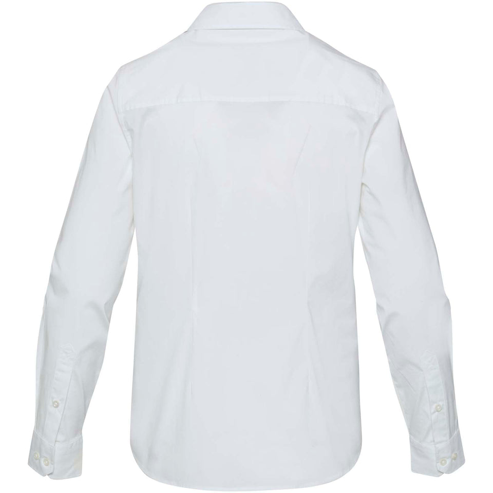 Camicia in tessuto di popeline da donna Carnelian personalizzato con logo - Pubblienne