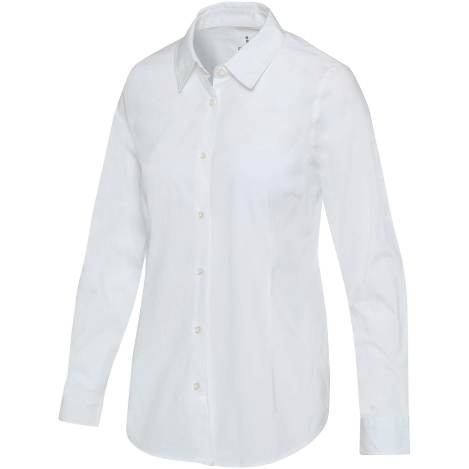 Camicia in tessuto di popeline da donna Carnelian personalizzato con logo - Pubblienne